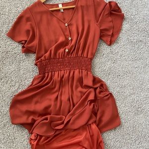 Terracotta dress. New never used